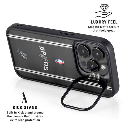 NBA San Antonio Spurs Jersey iPhone 14 Pro Kickstand Case